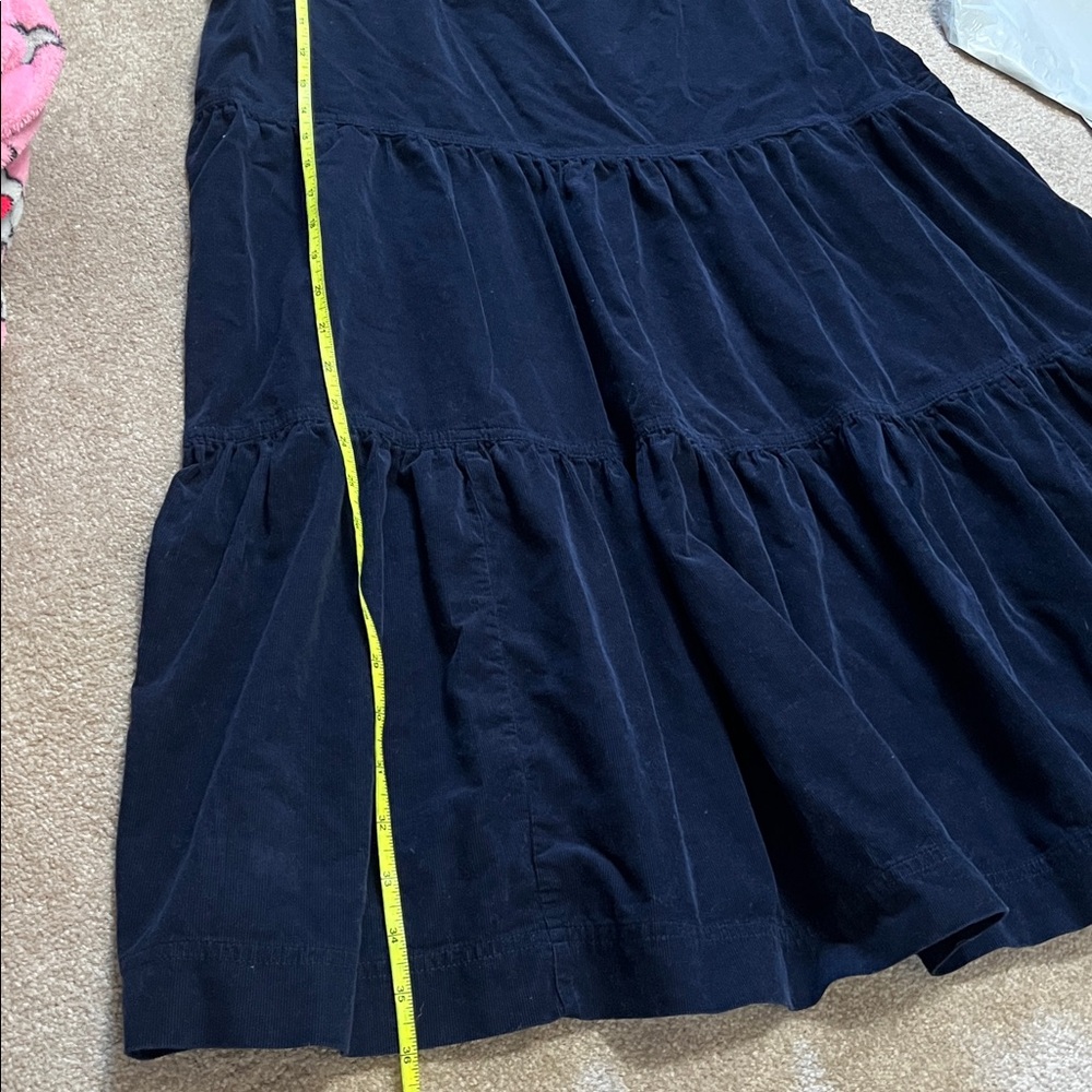 Boden Navy Tiered Midi Skirt - Picture 9 of 9